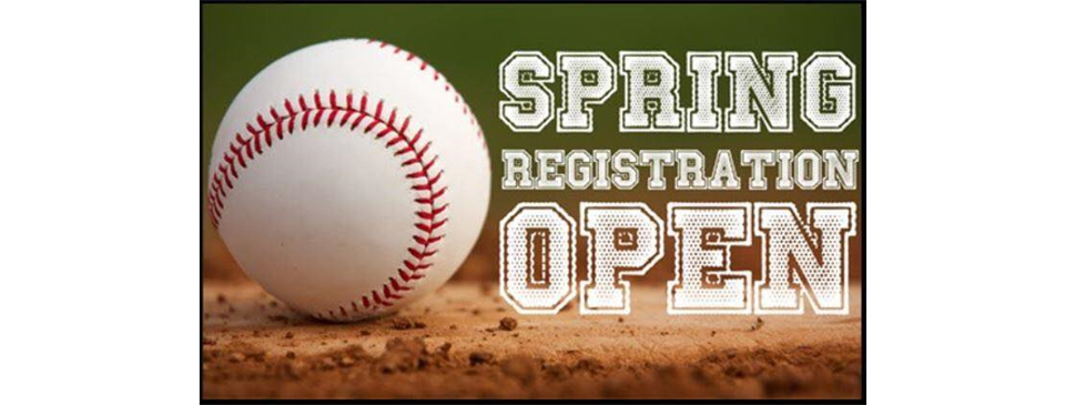 Spring Registration is still open for some divisions.